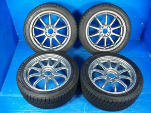 【H】BRIDGESTONE Prodrive GC-010G 17インチ 7.5J +50 5H PCD100 BLIZZAK VRX 225/45R17 2021年製 4本セット 86 BRZ WRX STI GDA