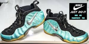 【美品・USED/販売数量限定・レアモデル/正規店購入】NIKE　AIR　FOAMPOSITE　PRO　　　サイズ＝26.0cm　　 カラー＝アイランドグリーン系