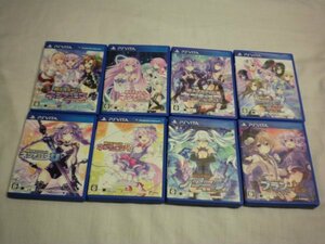 PSVita 超女神信仰 ノワール＋超次次元ゲイム Re;Birth3＋2＋1＋神次元アイドル＋激次元タッグ＋ネプテューヌ＋超次元大戦 お買得8本セット