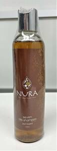 オリーブオイルベースの天然成分で、頭皮を健康に、輝く髪に♪　　NURA セブンオイルシャンプー　250ml