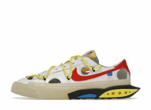 Off-White Nike Blazer Low "White and University Red" 24.5cm DH7863-100