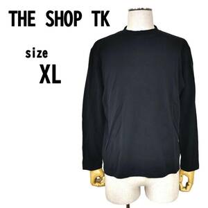 【XL】THE SHOP TK ザショップティーケー メンズ 黒無地 Tシャツ
