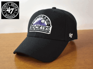 K696《未使用品》47 BRAND 47ブランド【フリーサイズ】ROLORADO ROCKIES ロッキーズ MLB 野球帽 帽子 キャップ USモデル