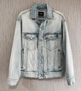 ☆新品同様・室内試着のみ☆Abercrombie & Fitch☆アバクロ【オーバーサイズ トラッカージャケット Gジャン・メンズ XS】日本サイズ M相当