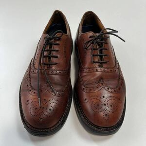 Loake ローク ドレスシューズ イングランド製UK7 BRW レザー size 8 1/2 ウイングチップシューズ ブラウン 革靴 ジャンク