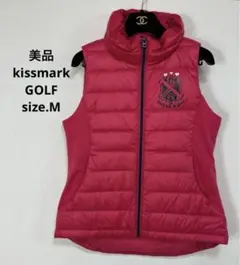 22美品　kissmark GOLF ダウンベスト　ルコック　アディダス　フィラ