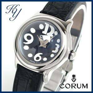 1円～ 3ヶ月保証付き 磨き済み 美品 本物 定番 人気 CORUM コルム ミニバブル 101.150.20 レディース 時計