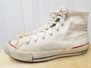 ～70s vintage CONVERSE コンバース チャックテイラー 8ハーフ 26，5㎝ 70年代 アメリカ製 USA製 