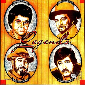 ☆John Conlee Don Williams Merle Haggard Conway Twitty/Legends　MCAカントリー 輸入盤中古CD