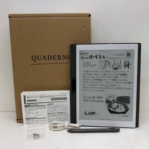 富士通 10.3型 電子ペーパー QUADERNO クアデルノ A5サイズ FMV-DPP04 241205SK750167