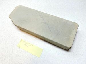 古い 天然砥石 正本山 マルカ 中山 1075g 7.5x20.5x3.1cm 浅黄梨地 仕上砥石 硬質 鏡面系 / 剃刀 鑿 鉋 超仕上 大工道具 彫刻刀 刀剣