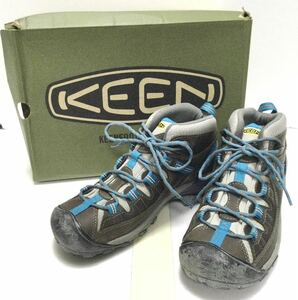 新品「KEEN」“1010137/TARGHEE Ⅱ MID WP” レディース 防水仕様 アウトドア ミドルカット トレッキングシューズ SIZE:US8/25.0cm