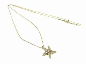 1円 TIFFANY＆Co ティファニー エルサペレッティ スターフィッシュ SV925 ネックレス ペンダント アクセサリー シルバー系 FA5580