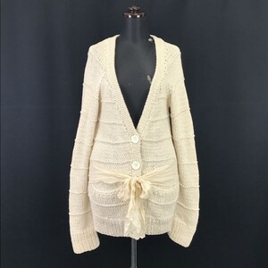 ジルスチュアート/JILLSTUART★ニットカーディガン【women’s size -M/ベージュ/beige】Jackets/Cardigan◆BH220