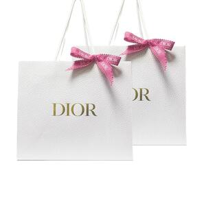 新品★DIOR ディオール ショップ 紙袋♪ショッパー P★2枚セット