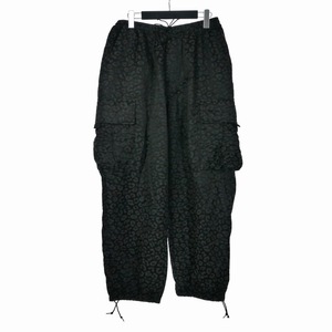 エクストララージ X-LARGE EASY LEOPARD CARGO PANTS イージー レオパード カーゴパンツ ヒョウ柄 L 黒 ブラック MF9216_101243031004