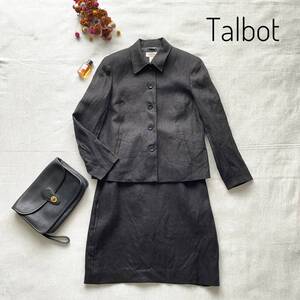 新品☆厳選　ヴィンテージオシャレ♪　定価3万　タルボット　Talbots　リネンスカートアンサンブル　セットアップ　S~M　ブラック