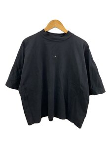 YEEZY GAP ENGINEERED BY BALENCIAGA◆LOGO 3/4 SLEEVE TEE/モックネックTシャツ/XS/コットン/ブラック/471448-00-1