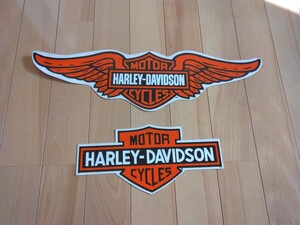 ハーレーダビッドソン ステッカー Harley Davidson Motor Cycles 2枚セット