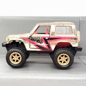 当時物 日本製トミカ ビッグタイヤ 三菱 パジェロ ターボ 日本製 トミカ Big tire ビッグフット Tomica Mitsubishi Pajero 4番 1円 061208