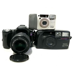 仙10【1円スタート】PENTAX ペンタックス カメラ 3点 部品取り / ESPIO 115M / ZOOM70-R コンパクトカメラ / ＊ist D L2 デジタル一眼