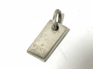 【中古】GUCCI グッチ　ペンダントトップ　チャーム　SV925 シルバー　プレート