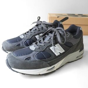 美品★ New Balance ◆ BEAMS限定モデル M991DGG スニーカー UK9 (27.5㎝) グレー/ネイビー UK製 ニューバランス ビームス ◆E-2