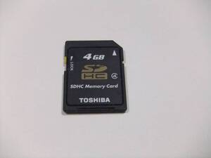 SDHCカード 4GB CLASS4 フォーマット済み TOSHIBA