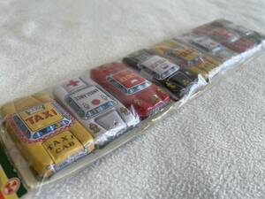 未開封品 昭和レトロ ブリキ ミニカーセット ８台セット