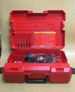 【中古】HILTI ヒルティ ロータリーハンマードリル TE14 ドリルビット7本・説明書・ケース付 SDS ハンマドリル ドリル コンクリート 穴あけ