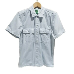 即決価格！！【GLR UNITED ARROWS GreenLabelRELAXINGユナイテッドアローズ グリーンレーベル】半袖ワークシャツ水色ゆうパケット送料230円