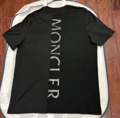 【美品】MONCLER モンクレール　ラバーワッペン　半袖Tシャツ　黒　S