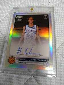 2022 Topps Chrome OTE Rookie Autograph Naasir Cunningham RC Auto アラバマ大学