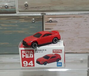 カプセル トミカ 94 日産 GT-R 赤 TOMICA NISSAN Red 赤箱 WONDA 非売品 ノベルティー 版 ミニカー 絶版 フィギュア 当時物 1点限り