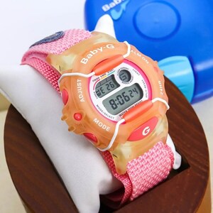 ◆稼働 Baby-G 腕時計 BG-340 メッシュ レディース 新品電池 w
