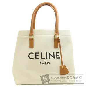 CELINE セリーヌ ホリゾンタル カバ? トートバッグ キャンバス レディース 中古