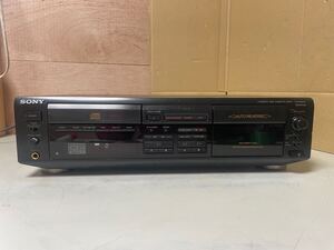 K1045/ SONY CDプレーヤー+カセットデッキ TXD-RE210 