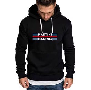 MARTINI Racing メンズ パーカー 長袖プルオーバー MARTINI RACING プリント S〜3XL