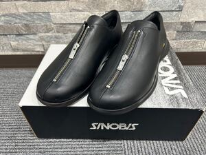 SINOBIS FRONTZIP No.AZ-772 シノビス フロントジップ 黒 シューズ 靴 【未使用品】