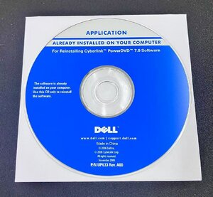 2YXS2447★現状品★DELL Application for Cyberlink Power DVD 7.0 Software