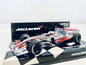 1/43 Minichamps McLaren Mercedes マクラーレン メルセデス L.Hamilton ハミルトン Showcar (MP4-21) 2007