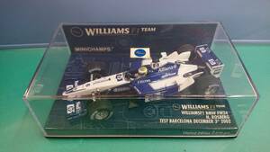 MINICHAMPS 1/43 ウィリアムズ F1 チーム BMW FW24 ニコ・ロズベルグ TEST BARCELONA DECEMBER 3rd 2002 ミニチャンプス