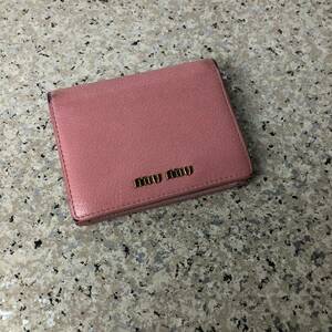 送料400円☆miumiu 財布　153KD10