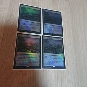 マジックザギャザリング MTG 英語 Foil 地底の大河×4枚セット