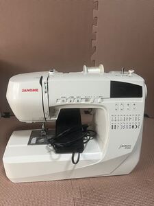 1円 JANOME ジャノメ ミシン jasmine JF860el MODEL813型 コンピューターミシン ハンドクラフト 通電確認済み　現状品