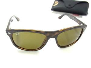 1円 ■美品■ Ray-Ban レイバン RB4226 710/73 56□16 145 3N べっ甲調 サングラス メガネ 眼鏡 メンズ レディース ブラウン系 FL0995