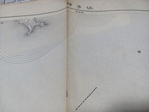 佐多岬　鹿児島県　地図　古地図　 地形図　地図　資料　57×46cm　　明治34年測図　昭和29年発行　印刷　　B2024