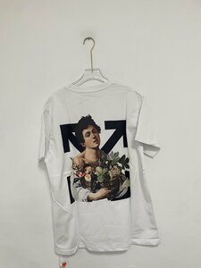 OFF-WHITE オフホワイト Oversized Caravaggio Boy T-shirt Tシャツ 希少 中古 Mサイズ