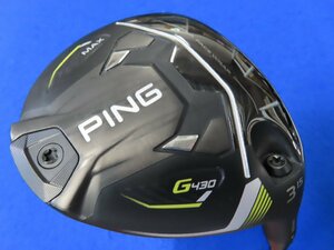 【中古】PING（ピン）2023 G430 MAX（マックス）フェアウェイウッド 3W（15°）【SR】ALTA J CB BLACK（ブラック）