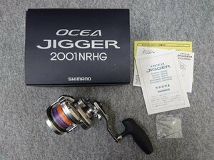 @【未使用品】 訳あり シマノ 17 オシアジガー 2001NRHG 両軸リール OCEA JIGGER (左)